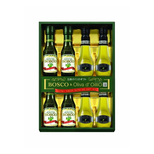 ボスコ＆オリーバデオイリオエキストラバージンオリーブオイルギフト 2種/8本セット ZOA420187467