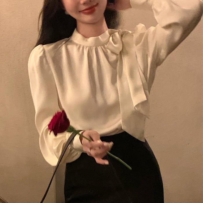 レディース トップス シャツ ブラウス シャツブラウス シフォンブラウス 295