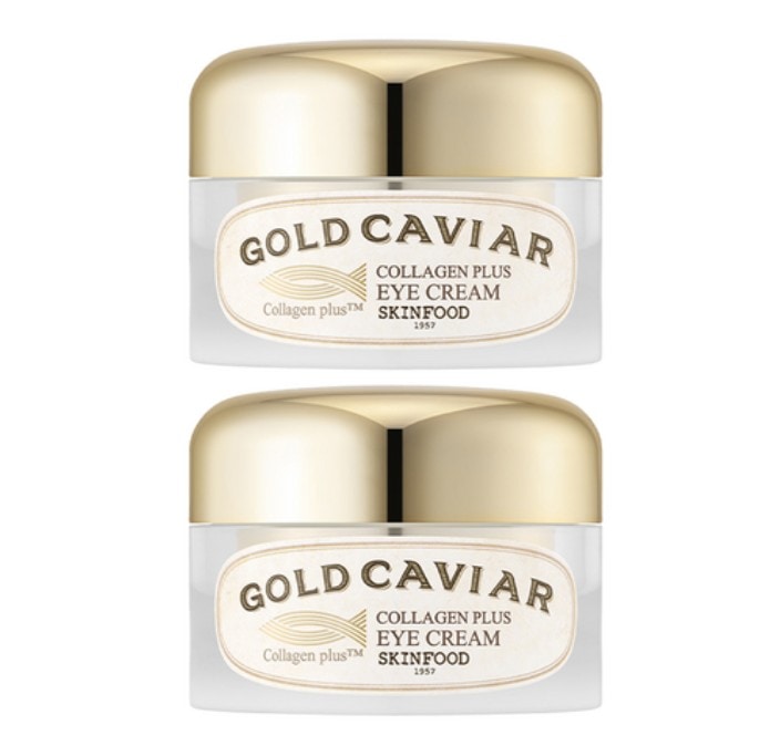 ダブルゴールド キャビア コラーゲン プラス アイクリーム 30g x 2個 (鎮静/弾力/保湿/栄養供給/活力/しわ防止)