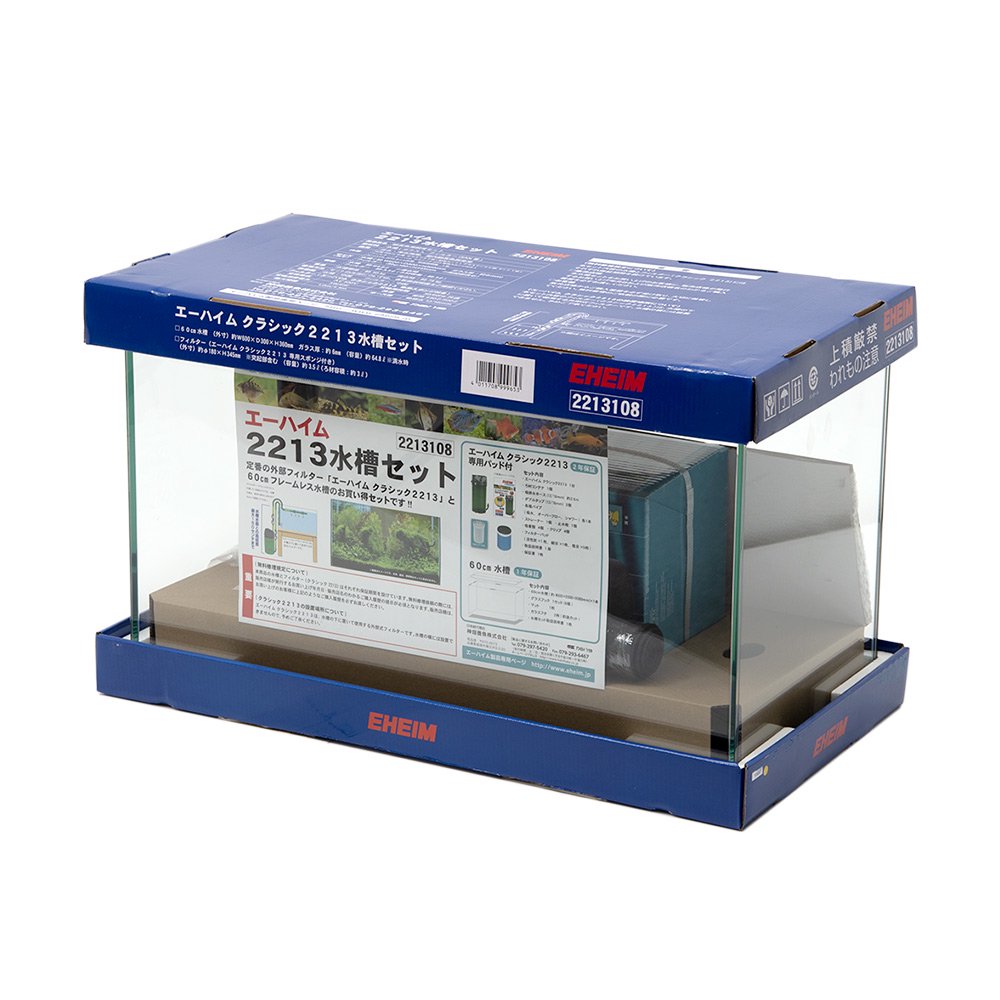 ６０ｃｍ　水槽セット　ＥＪ－６０＋外部フィルター　エーハイム　２２１３　グレーカラー　メーカー保証期間１年　お一人様１点限り　ＣＲＣ10―11―03―40―40