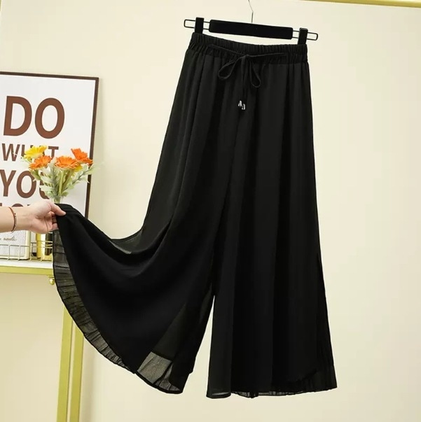ボトムス ワイドパンツ フレア デザイン ウエストゴム 美ライン ニュアンス プリーツ ウエストマーク レイヤード カラバリ リラックス かわいい 大人可愛い きれいめ シンプル カジュアル 大人