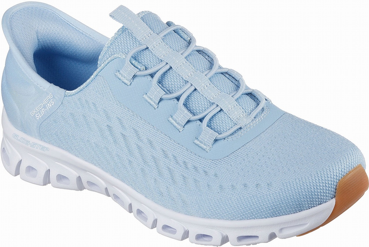 スケッチャーズ SKC-104574-LTBL-22.5 レディース スニーカー スリップインズ グライドステップ トランクウィリティ（ライトブルー・サイズ：22.5cm） SKC104574LTB