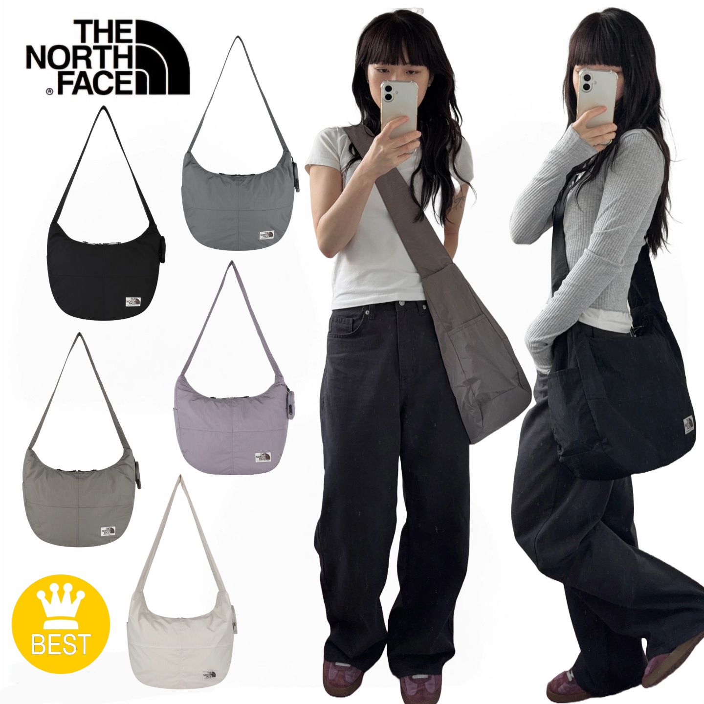 WL HOBO SHOULDER BAG L ホワイトレーベル ホーボー ショルダーバッグ ラージ 大きいバッグ クロスバッグ スーツケース セカンドバッグ