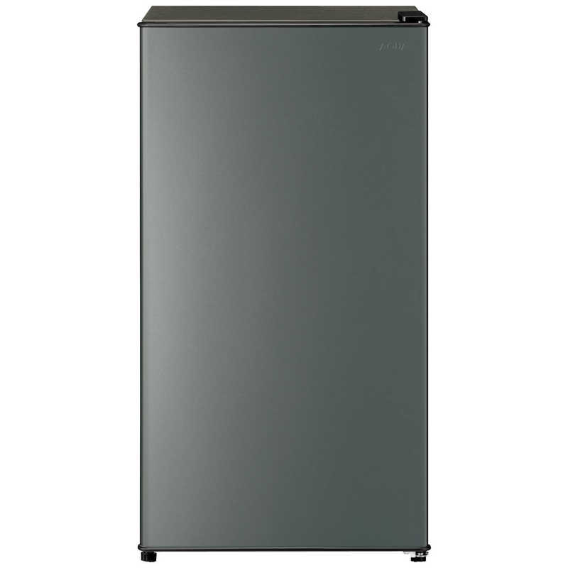 アクア　AQUA　冷蔵庫 1ドア 90L 右開き 直冷式 静音設計 幅45.2cm ダークシルバー　AQR-9A-DS（標準設置無料）
