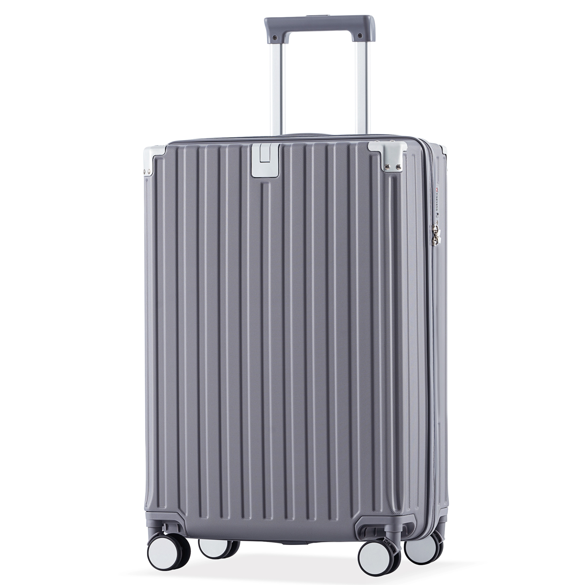 スーツケース Sサイズ キャリーケース キャリーバッグ Sサイズ ストッパー付き アルミコーナーパッド 2日~3日 大容量超軽量 軽い おしゃれ かわいいダブルキャスター小型 ファスナー suitc