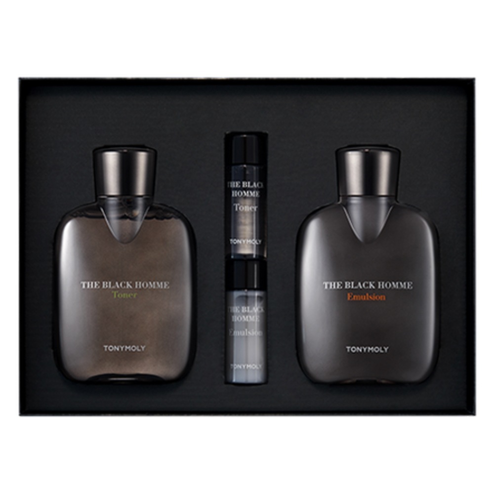 トニーモリー ザ ブラック オム トナー 170ml + 20ml + エマルジョン 170ml + 20ml セット1セット