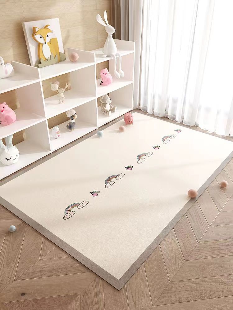 販促-[9月新品]漫画のリビングのじゅうたんpvcマット子供の登りマットは洗っていないので厚い寝室のベッドサイドマットを拭くことができます440