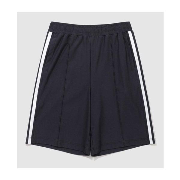 ウェーブサンデールーズフィット5.5丈ショートパンツ BLK / QQ223SHP61 / 男女共用ハーフパンツ