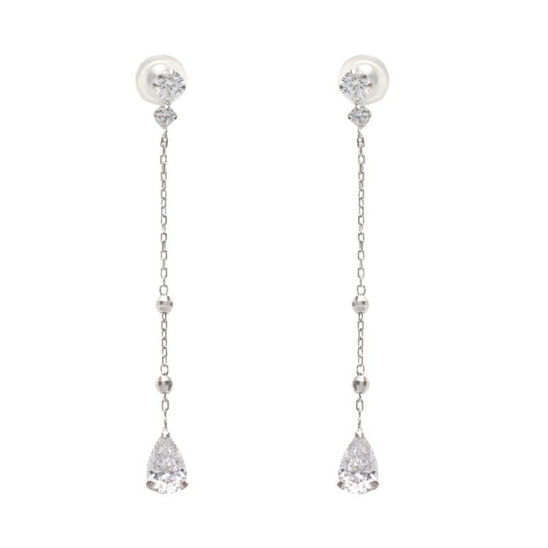 イヤリング レディース シルバー ロジウムコーティング ギフト