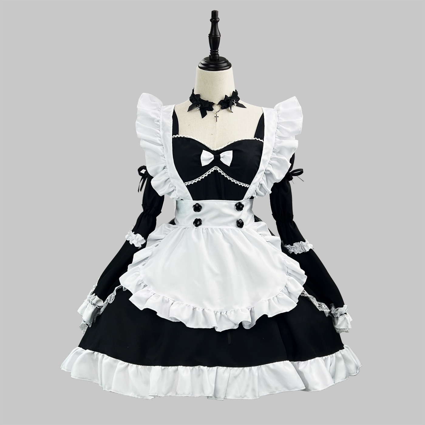正規品新作ロリータ萌え系メイド服cos演出服宅舞メイド服大きいサイズ