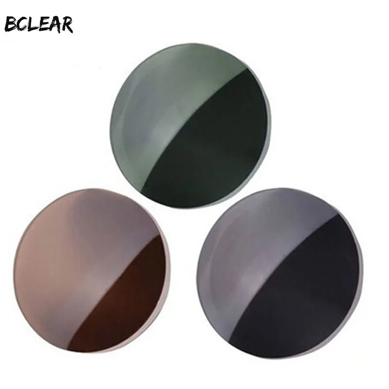 納期21日:BCLEAR 1.49 男性と女性近視老眼偏光サングラスレンズブラウングレーグリーンを駆動するためのサングラス太陽のレンズ