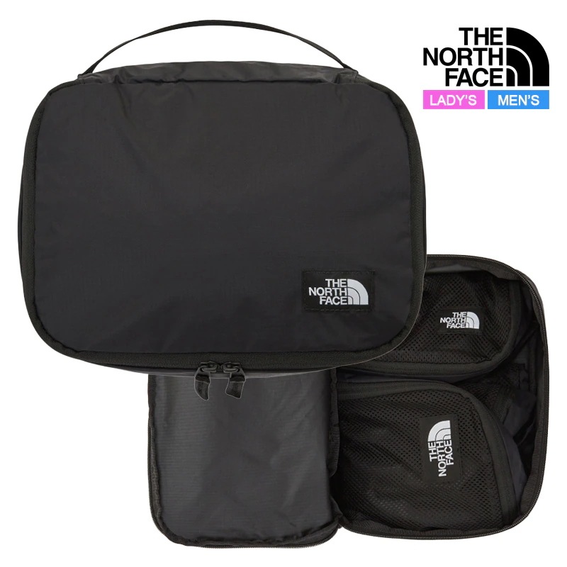 Qoo10] ザノースフェイス トラベル ポーチ 3サイズ セット NN