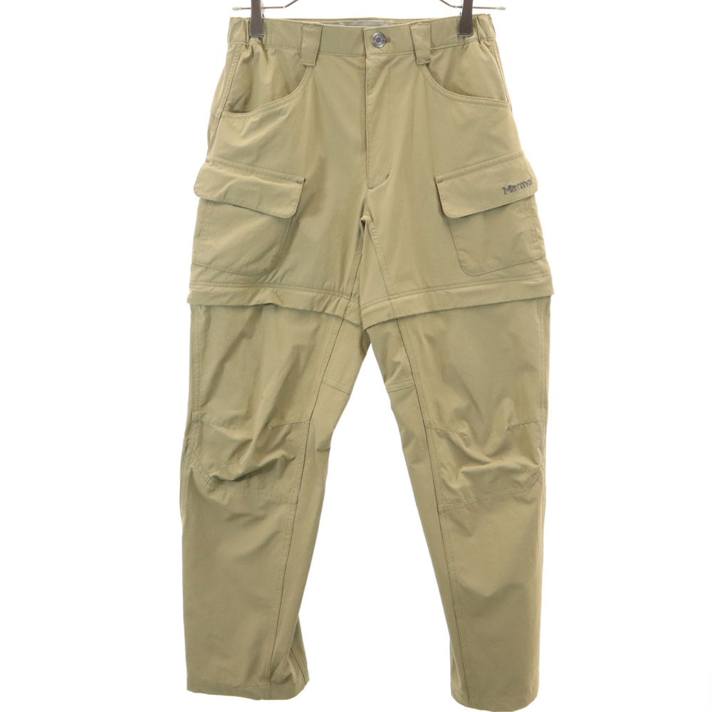 アクトイージーコンバーチブル パンツ S ベージュカーキ系 アウトドア ショートパンツ 2WAY レディース