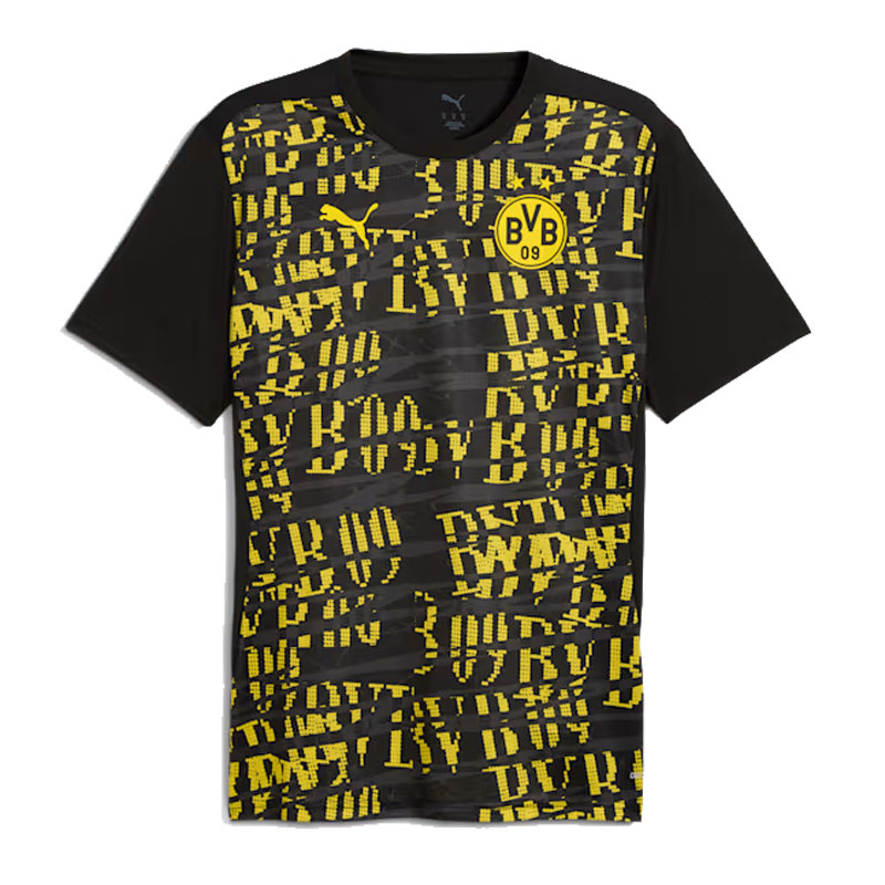 BVB メンズ 2024-25 ドルトムント プレマッチ 半袖 シャツ サッカー ウェア レプリカウェア 25SS(779114-02)