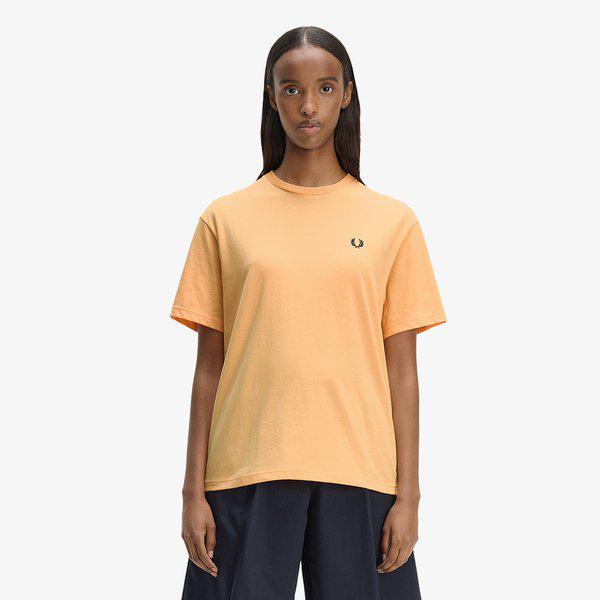 [レディース] クルーネック Tシャツ - ピーチ AFPF2611142-25A
