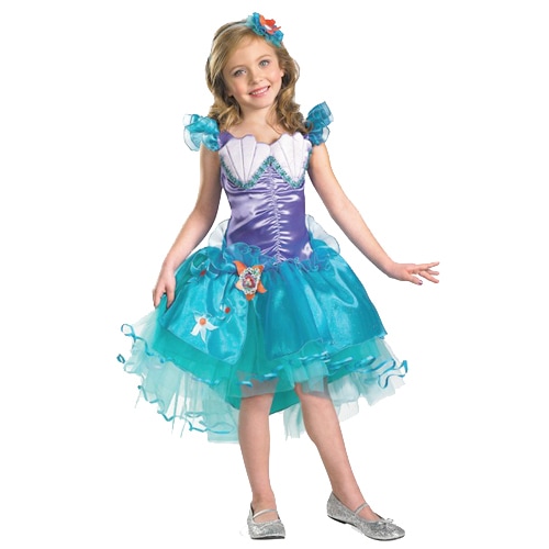 コスプレ 仮装 ディズニー アリエル チュチュプレステージ 女の子用 M(7-8) 【 コスプレ 衣装 ハロウィン 仮装 コスチューム 子供 アニメ キッズ ディズニープリンセス グッズ メイド ステ