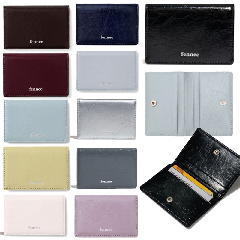 【SOFT CARD CASE / CRINKLE SOFT CARD CASE】 / 内部4 /外部1スロット/ 天然牛革 [20 TYPES]