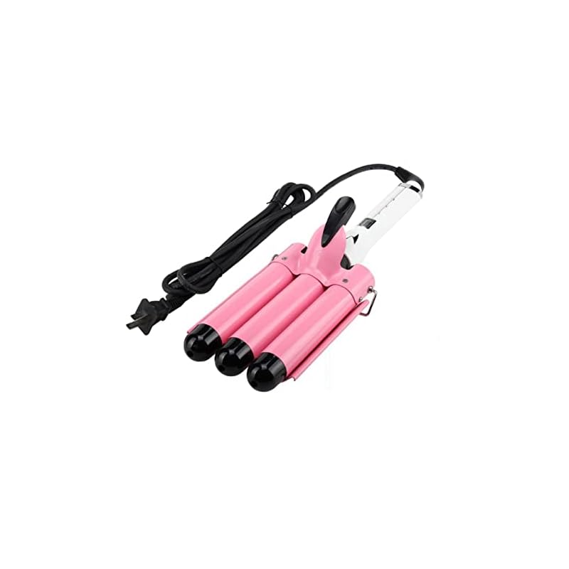 Baby Center 1号店 プロ仕様 Max210℃ セラミックコーディング 3連バレルのウェーブアイロン ヘアアイロン (32mm)