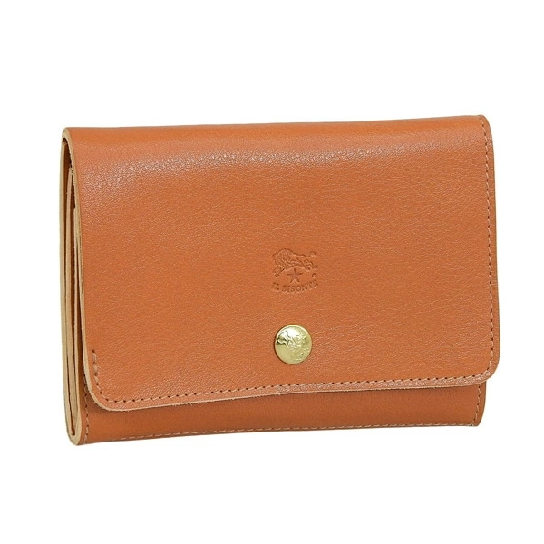 イルビゾンテ/IL BISONTE コインケース 小銭入れ レザー キャラメルブラウン系 メンズ レディース smw028pv0005ca101b