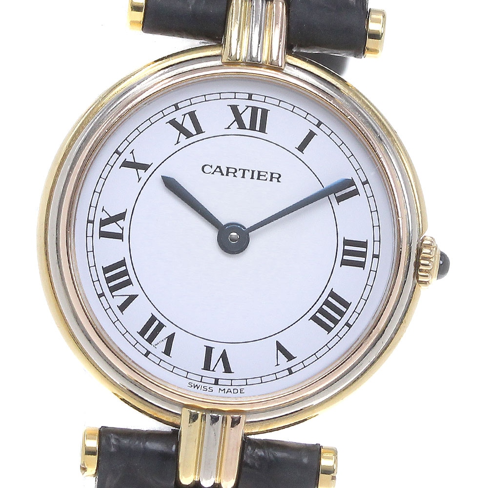 カルティエ CARTIER 86533553 ヴァンドーム トリニティ K18 クォーツ レディース 内箱付き_861647【中古】