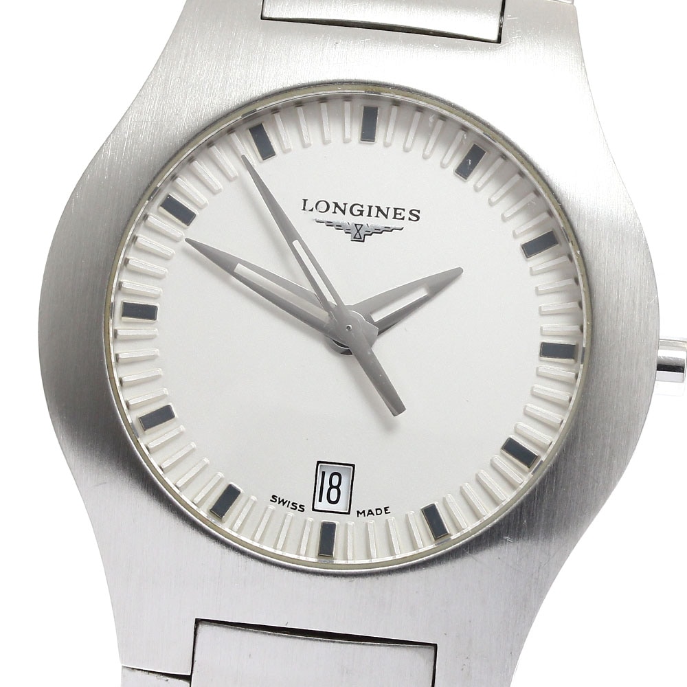 ロンジン LONGINES L3.617.4 オポジション デイト クォーツ メンズ _903186【中古】