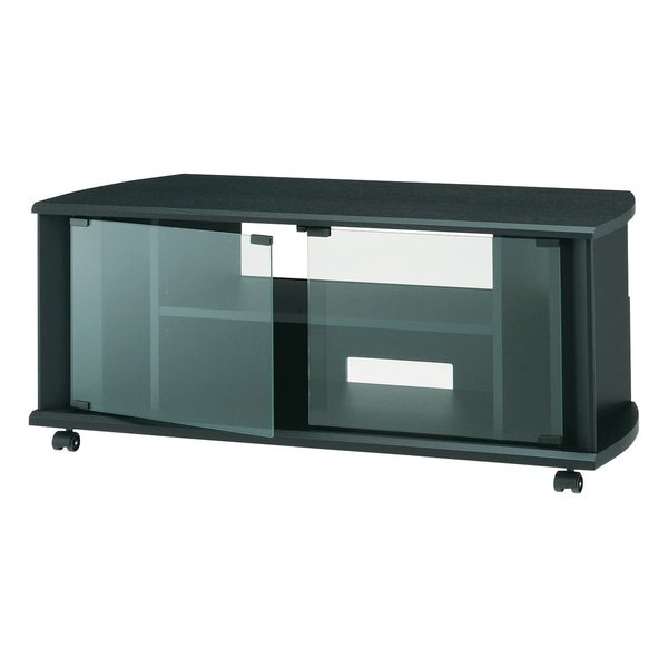 テレビ台 3243V型対応 ブラック木目 スタンダードタイプ TV-BS100H