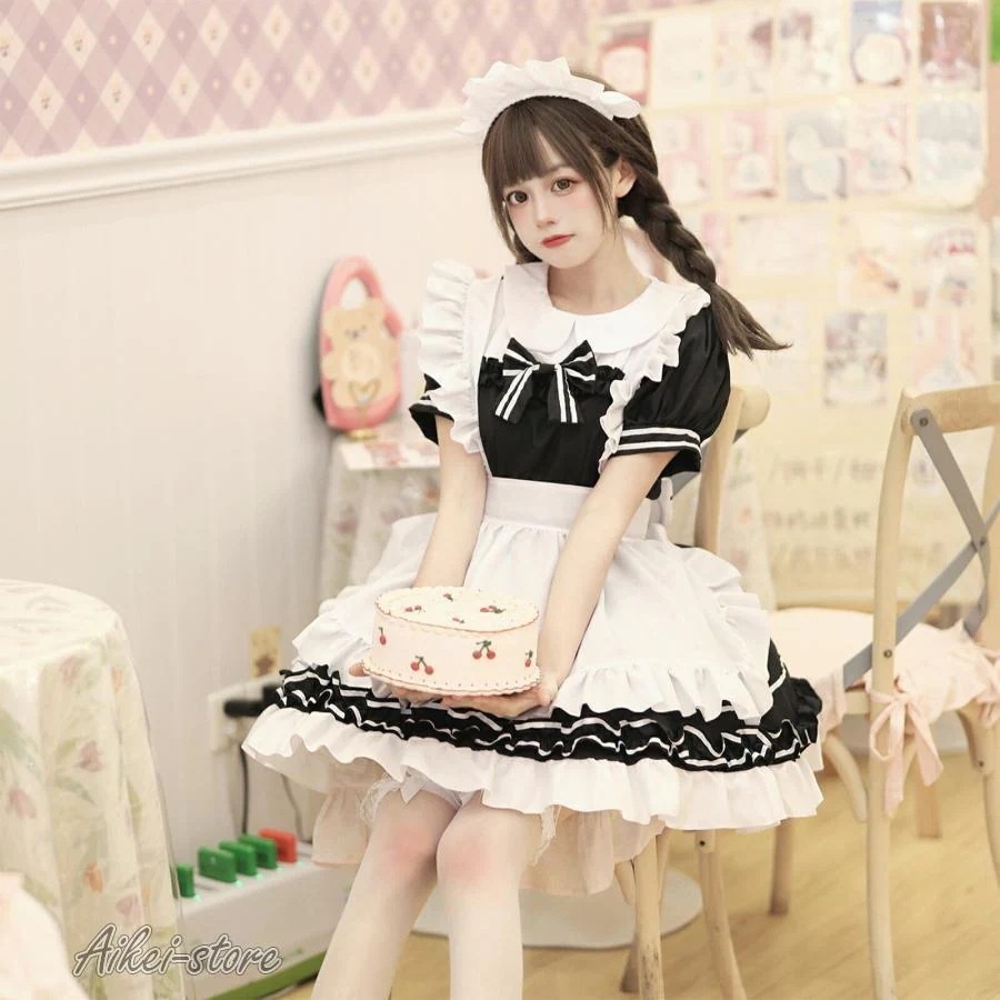 メイド服 コスプレ ロリータ ゴスロリ 姫洋服 コスム 仮装 学園祭 制服 ドレス アニメコスプレ かわいい 大きいサイズ コスム 男ウケ ハロウィン