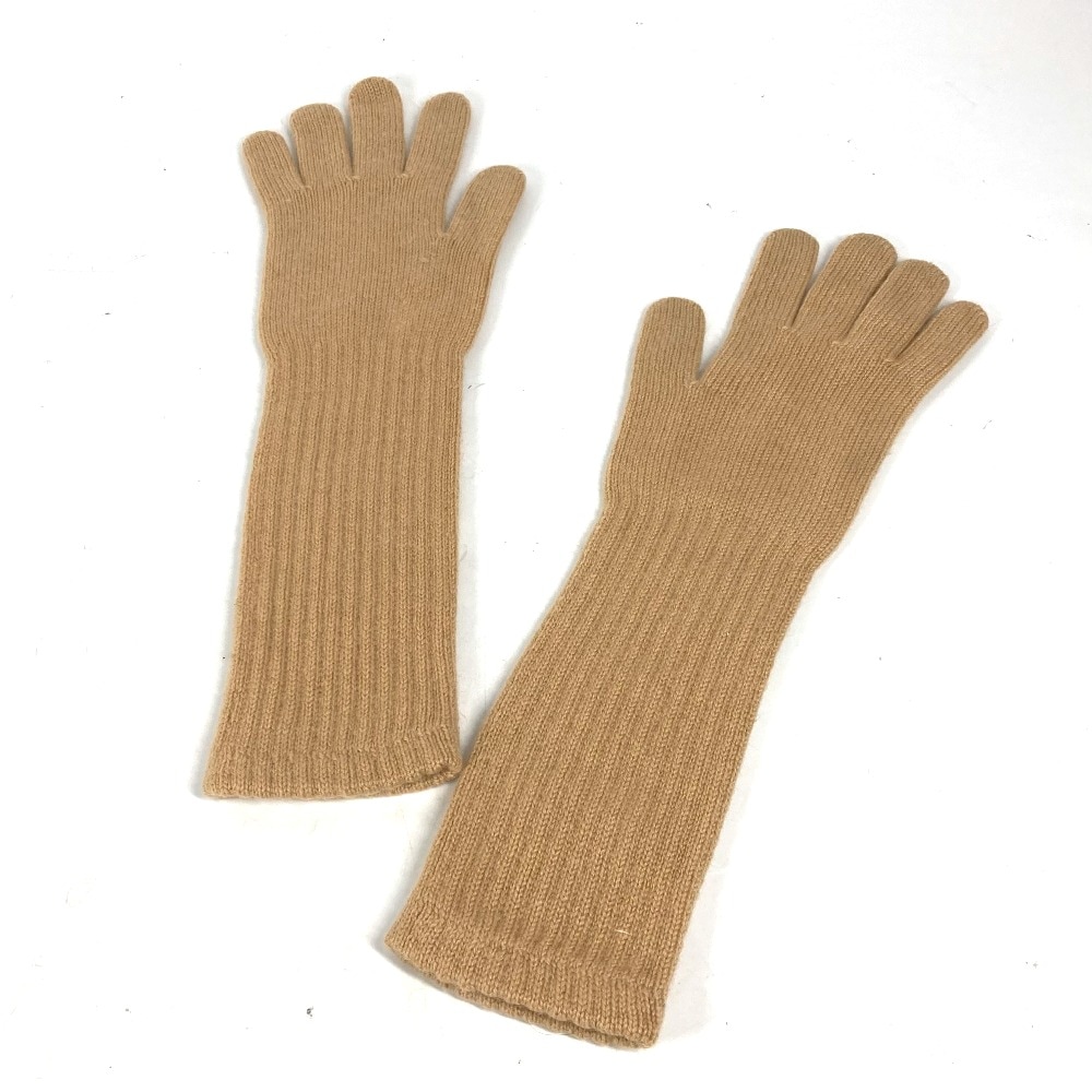 手袋 CC ココマーク ロンググローブ カシミヤ ベージュ