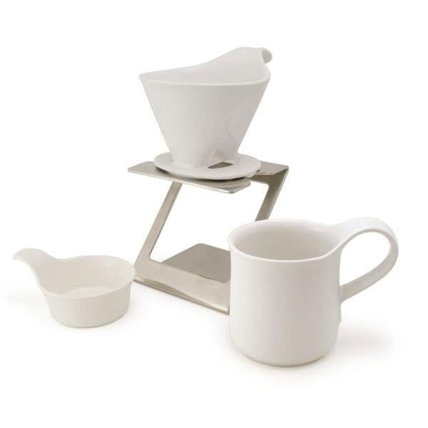 ZEROJAPAN(ゼロジャパン) コーヒードリッパースタンドセット ホワイト ZG-015