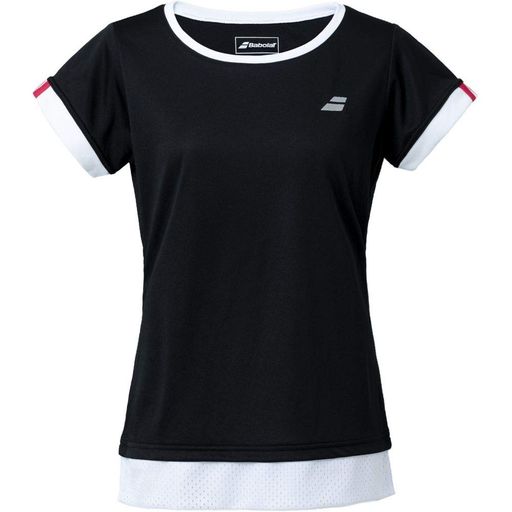 BABOLAT テニスウェア レディース CLUB SHORT SLEEVE SHIRT ショートスリーブシャツ BWG1330C 2021SS【エントリー特典対象】