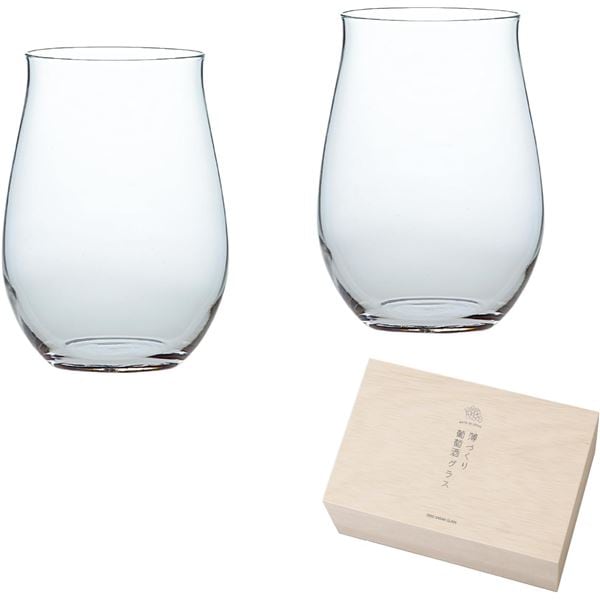 お酒を愉しむ本格グラスセット 薄づくり 葡萄酒グラスセット 415mlx2 G096-T280