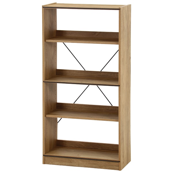 不二貿易 71871 EZBOオープンラック4段 OAK NA メーカー直送