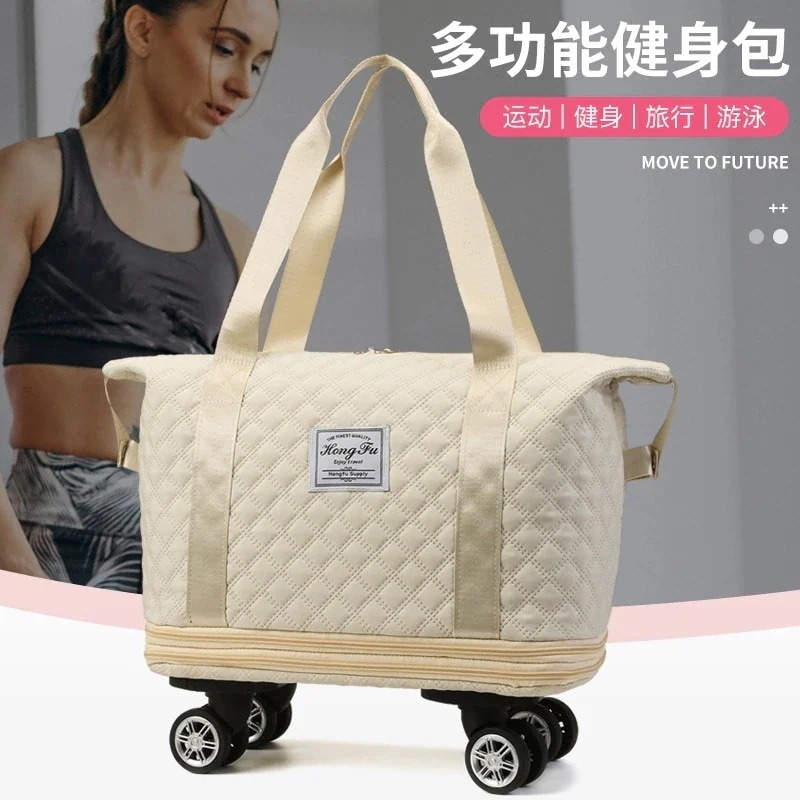 トラベルバッグユニバーサルホイ30%までに制限ールレイヤースーツケースキャリーバッグスーツケース搭乗箱の万向輪旅行拡張出張大容量搭乗用出張荷物ハンドバッグウェット＆ドライジムバッグ