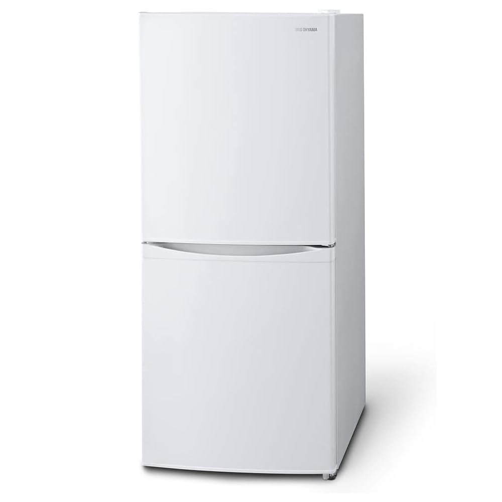 アイリスオーヤマ 冷蔵庫 142L ホワイト 幅50cm IRSD-14A-W 2ドア 右開き 直冷式 BIG冷凍室 新生活 一人暮らし