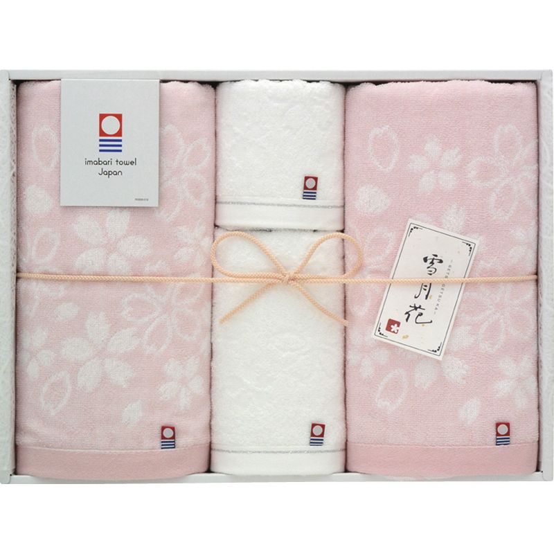 今治製タオル 雪月花～さくら～ タオルセット B-B
