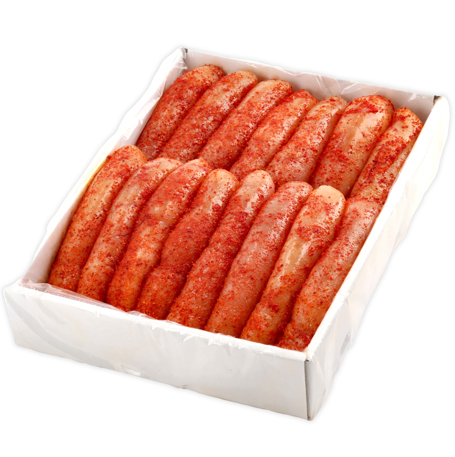 たらこの達人 あじわい藻塩 辛子明太子 冷凍 1kg 【72時間漬け込み！無着色の一本物2Lサイズ】 明太子 めんたい めんたいこ