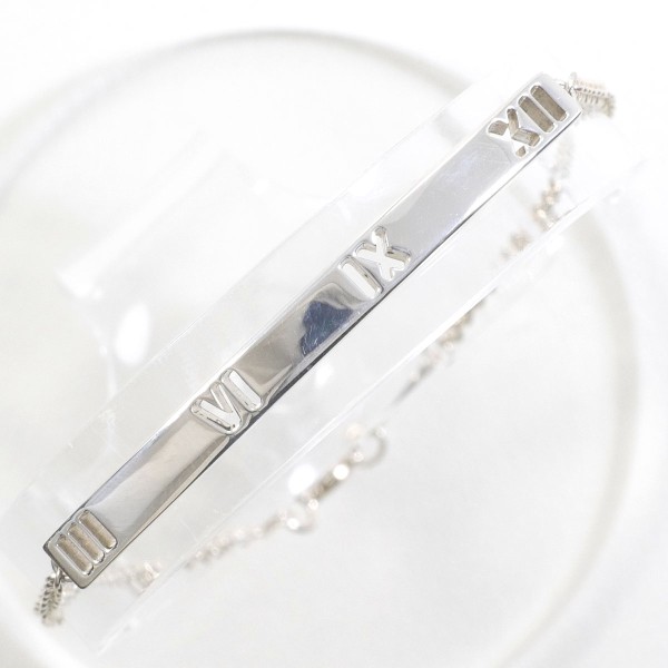 ティファニー アトラス シルバー ブレスレット 総重量約2.9g 約17.5cm ジュエリー 中古