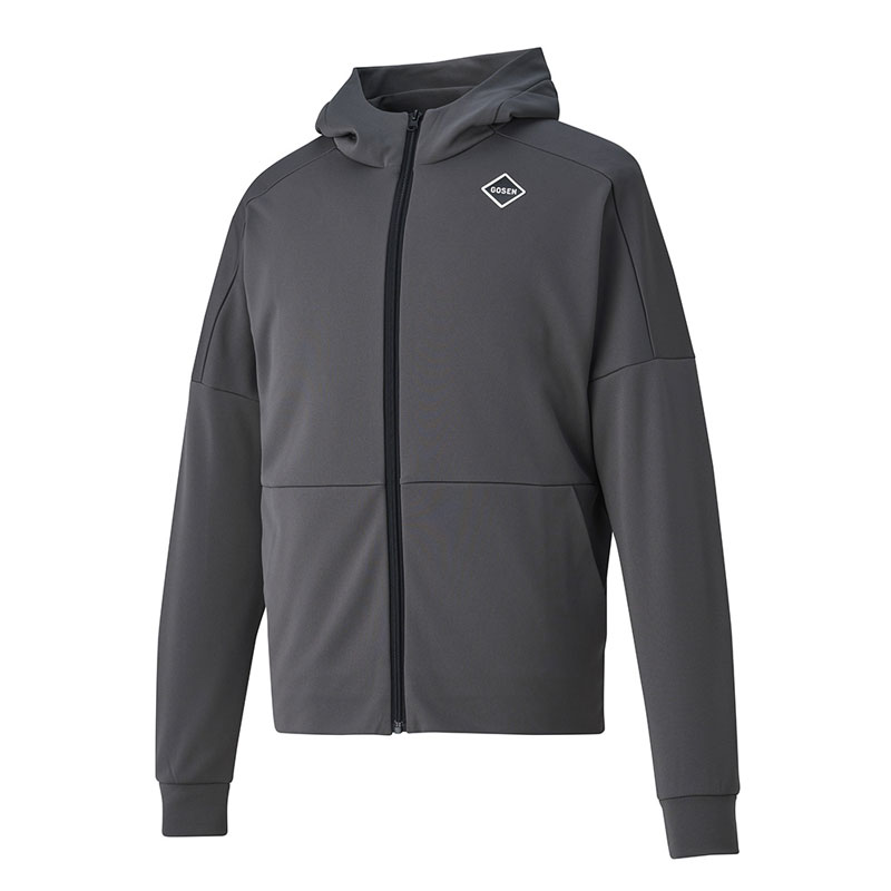 裏起毛ストレッチパーカー バドミントン・ソフトテニス アパレル(ユニ) (W2342)