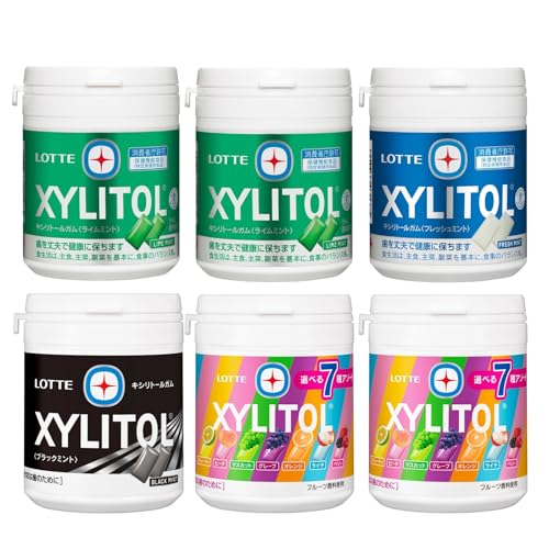 【公式】ロッテ キシリトールボトルガムアソートセット 4種計6個入り