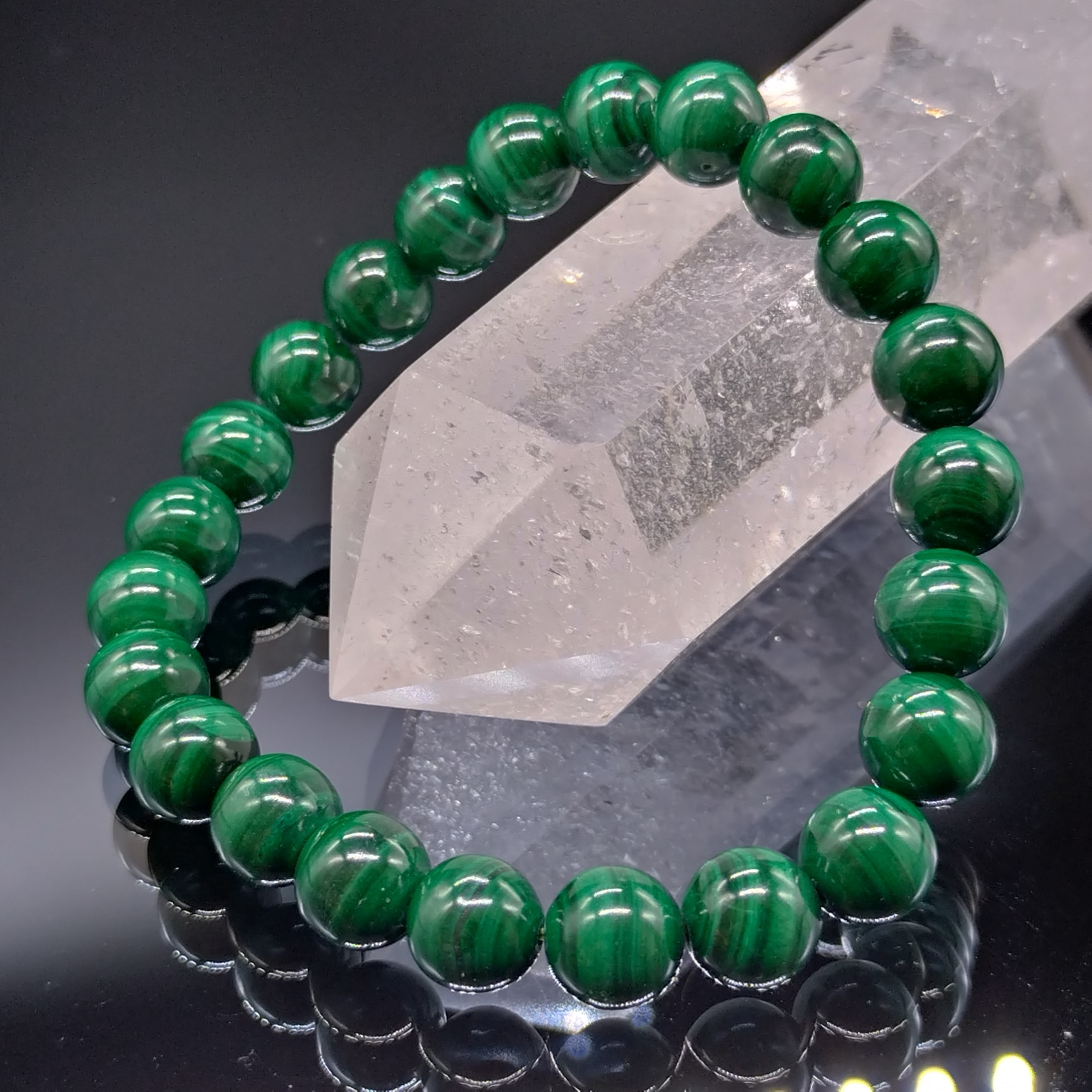 マラカイト 4A 8mm ブレスレット パワーストーン 天然石