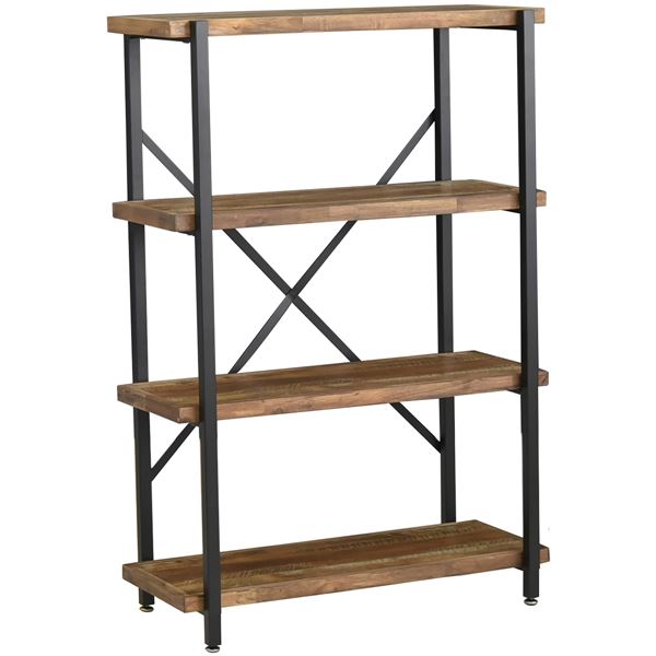 シェルフ 約幅78cm 4段 ヴィンテージ 組立品ラック