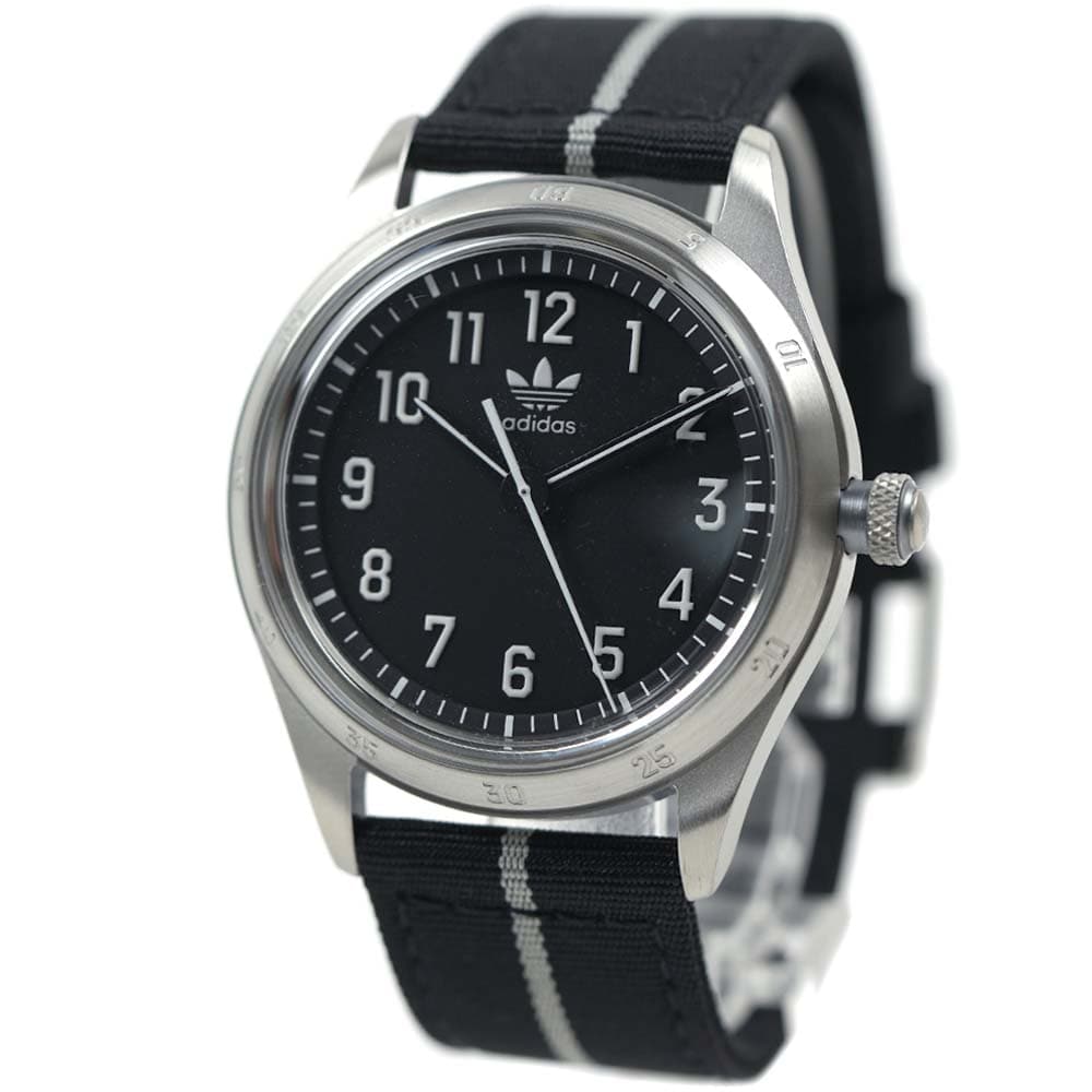 アディダス 腕時計 メンズ レディース ユニセックス ブラック CODE FOUR Unisex adidas AOSY22523