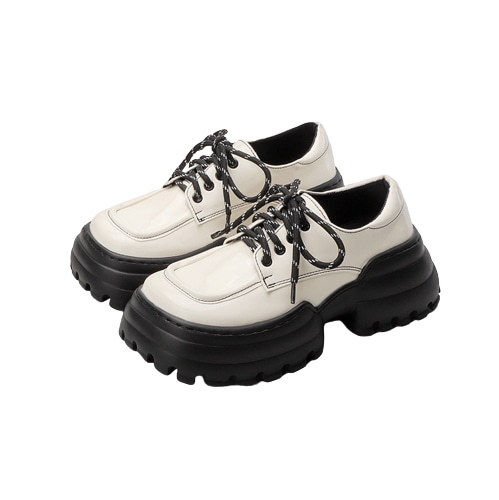 角型の小さな靴女性マドレーヌ厚底学院の単靴バンド運動用の大頭カジュアル靴