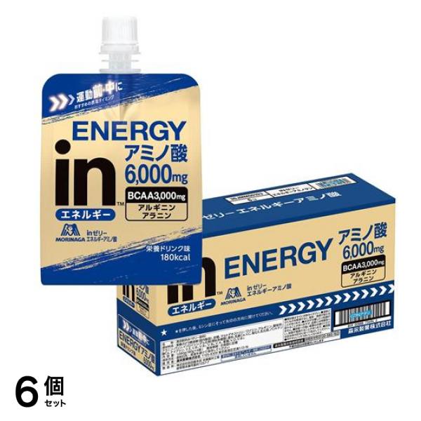 inゼリー エネルギー アミノ酸 栄養ドリンク味 1080g (180g×6個入) 6個セット