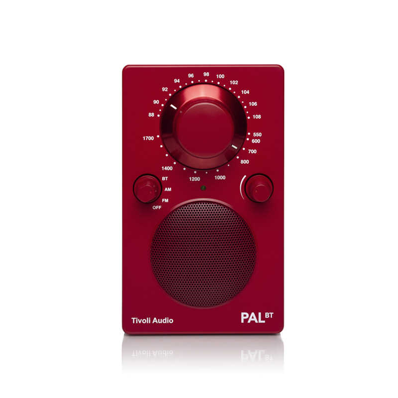 TIVOLIAUDIO　Bluetooth ポータブルラジオスピーカー PAL Bluetoothレッド PALBT9497JP ［Bluetooth対応］　PALBT-9497-JP