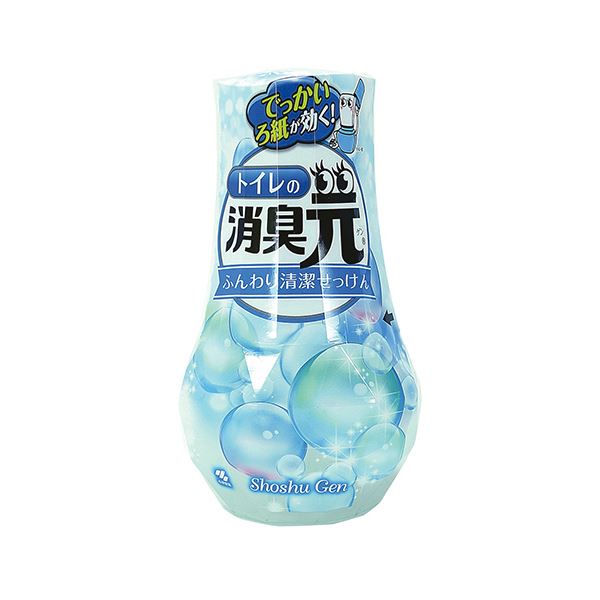 （まとめ）小林製薬 トイレの消臭元ふんわり清潔せっけん 400ml 1セット（3個）[x5セット]