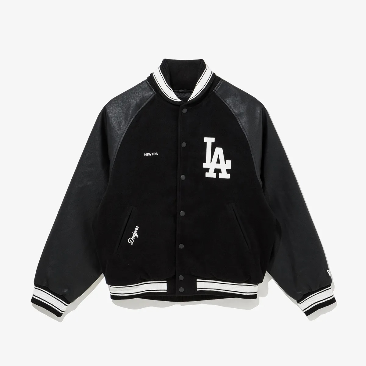 MLB LA ドジャース ラグラン バーシティー ジャケット ブラック 14742021