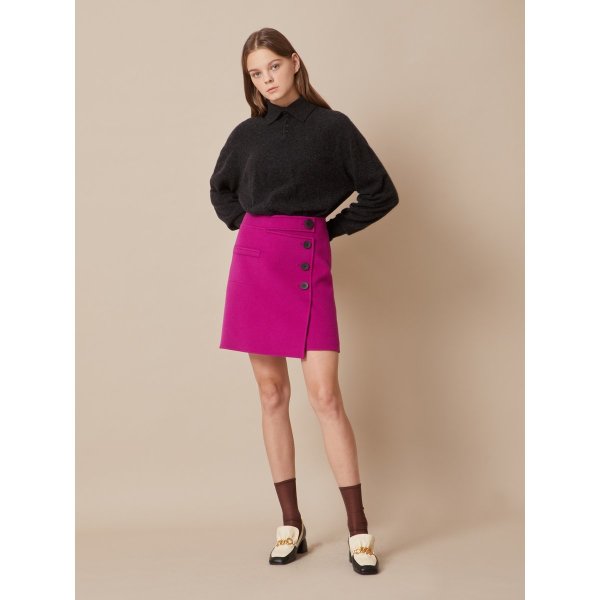 [シーシーコレクト] ハンドメイド ミニ ラップ スカート(C204MSD501)プリント・柄ワンピ