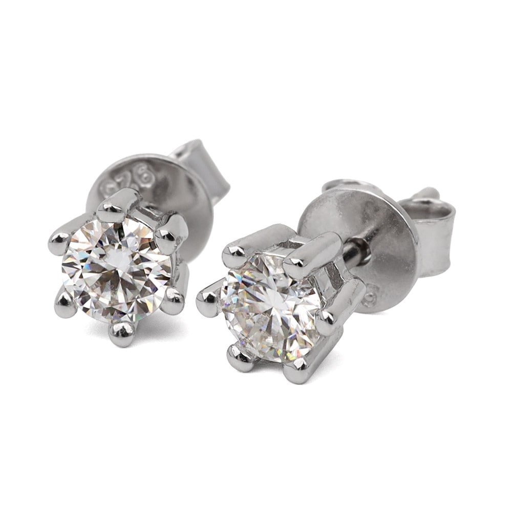 モアサナイト 925ピアス 0.3ct [ce176-03ct]