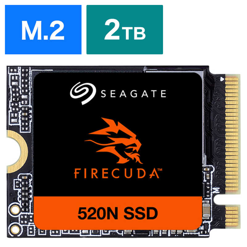 SEAGATE　内蔵SSD PCI-Express接続 FireCuda 520N [2TB /M.2]バルク品　ZP2048GV30002